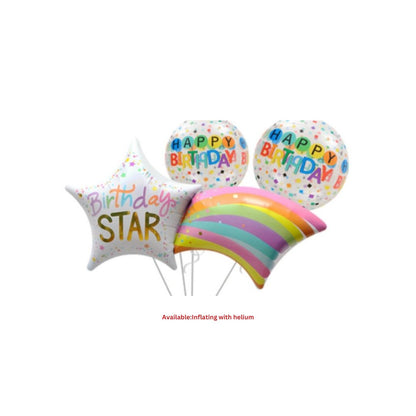 Colorful Rainbow Balloon Set - PARTY LOOP