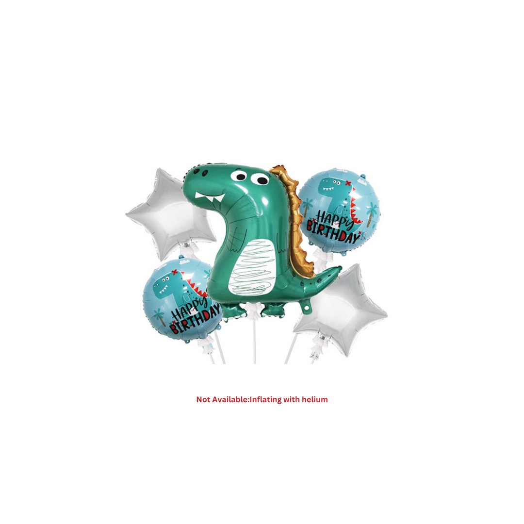 Little Dinosaur 5PCS Balloon Set - PARTY LOOP