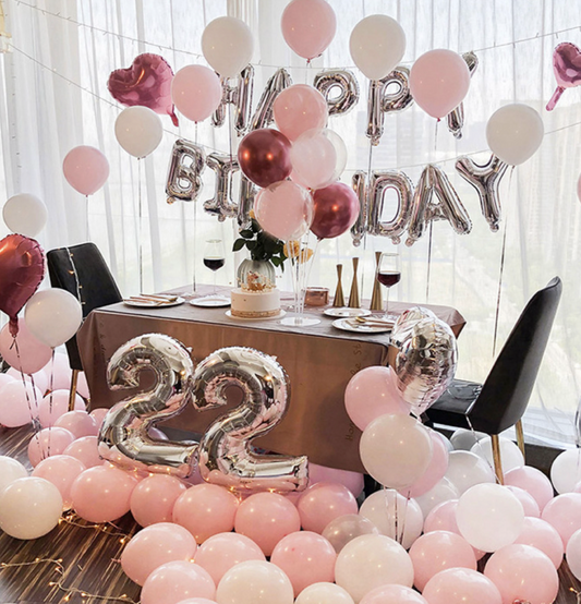 Pink Sweetheart- Birthday Balloon Decoration Set