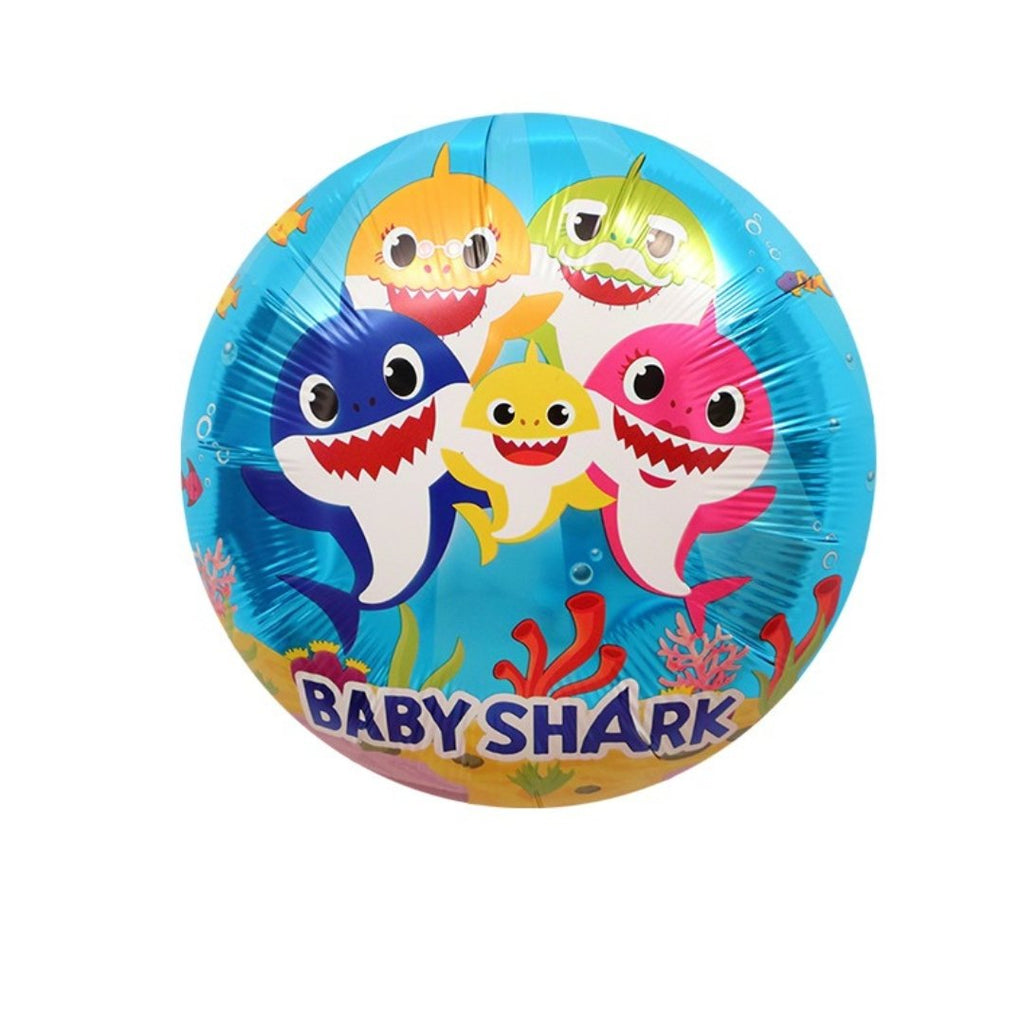 Baby Shark Round Patterned Balloon - PARTY LOOP