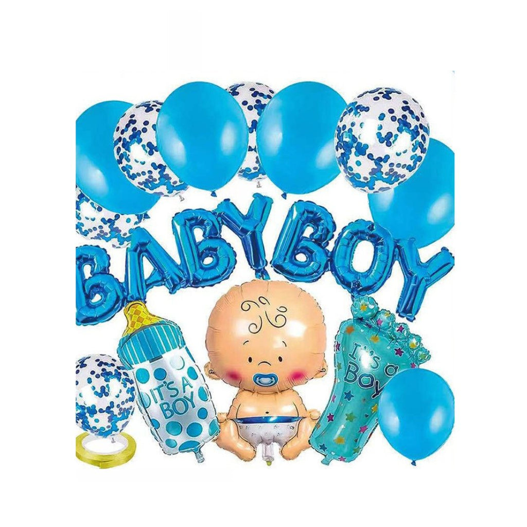 Baby Shower Balloons Decoration Set (Baby Boy) - PARTY LOOP