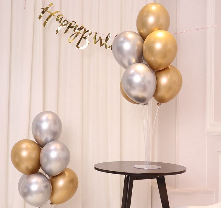 Balloon Display Transparent Stand (Stand Only) - PARTY LOOP