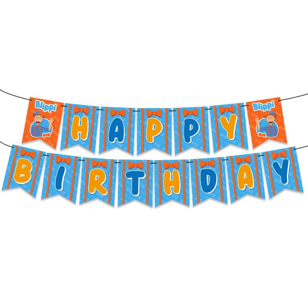 Blippi Pull Flag Party Pack - PARTY LOOP