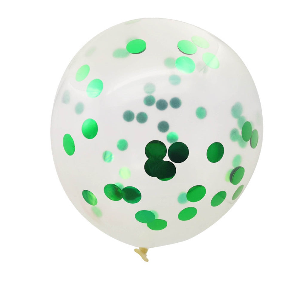 Colourful Sequin Confetti Transparent Balloons - PARTY LOOP