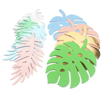 Decorative Palm/ Turtle Leaves (8pcs/pack) - PARTY LOOP