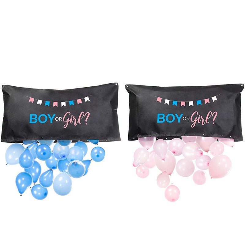 Gender Reveal Party Balloon Bag Props - PARTY LOOP