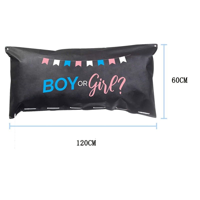 Gender Reveal Party Balloon Bag Props - PARTY LOOP