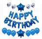 Happy Birthday Confetti Foil Star Balloon Set Party Decoration - PARTY LOOP