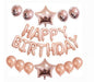 Happy Birthday Confetti Foil Star Balloon Set Party Decoration - PARTY LOOP