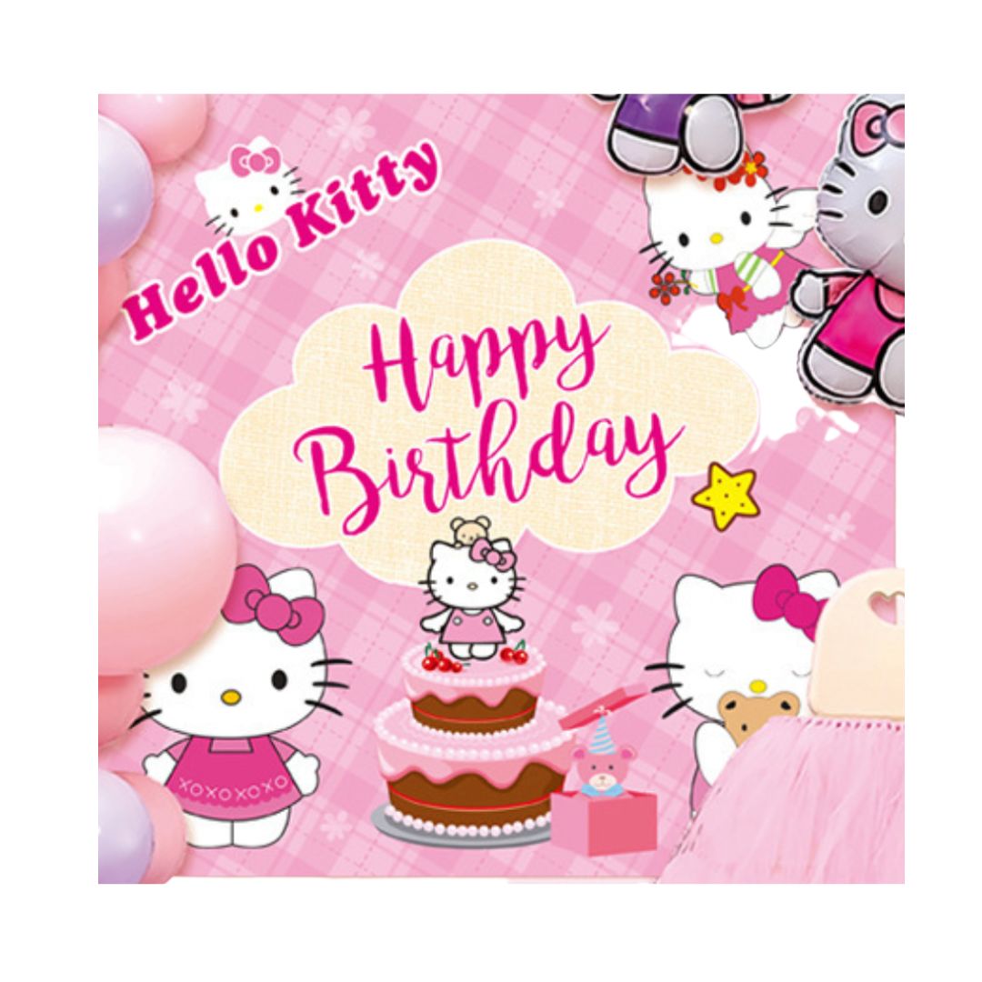 Hello Kitty CK Table Cover  Singapore Party, balloon, Birthday Cake – Kidz  Party Store