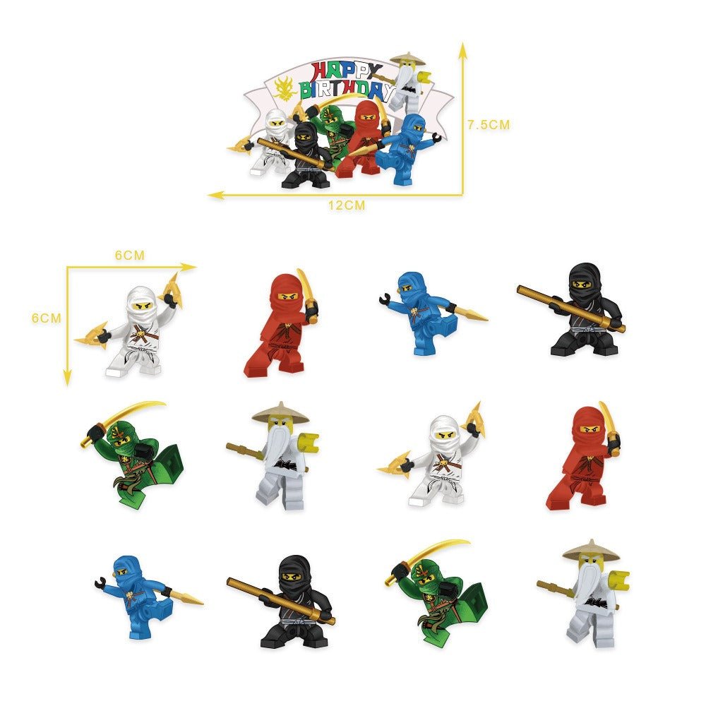Lego Ninja Pull Flag Pack - PARTY LOOP