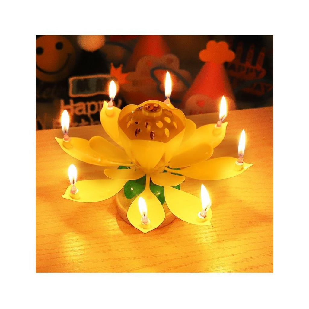 Lotus Music Birthday Candle - PARTY LOOP