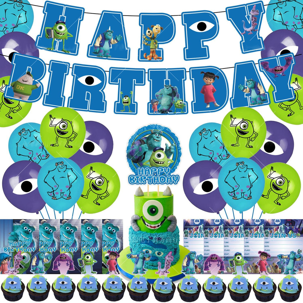 Monsters University / Monsters, Inc. Pull Flag Party Pack - PARTY LOOP