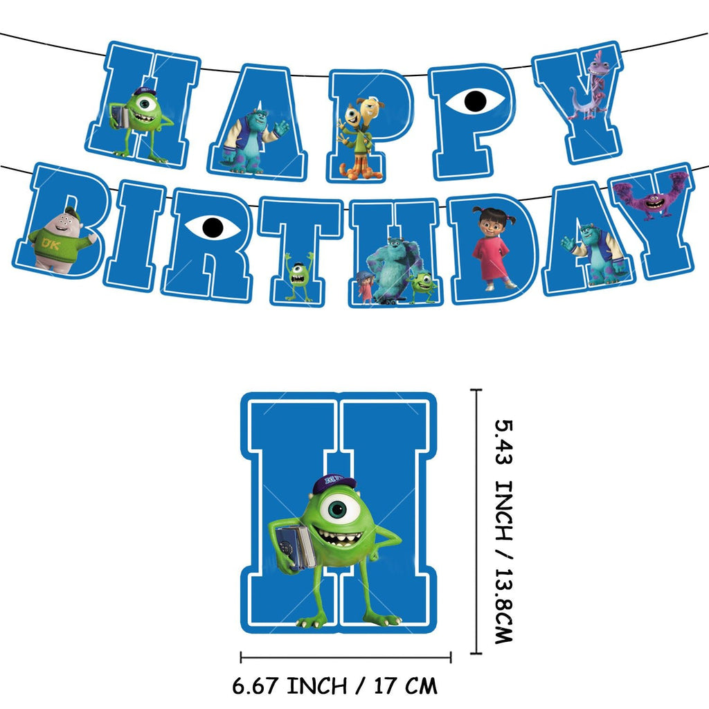 Monsters University / Monsters, Inc. Pull Flag Party Pack - PARTY LOOP