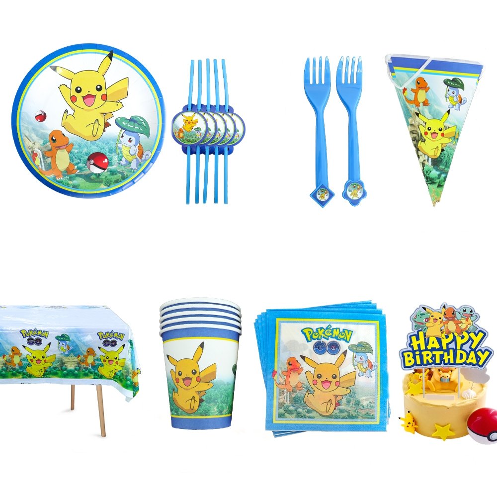 Pokemon Tableware Party Kit