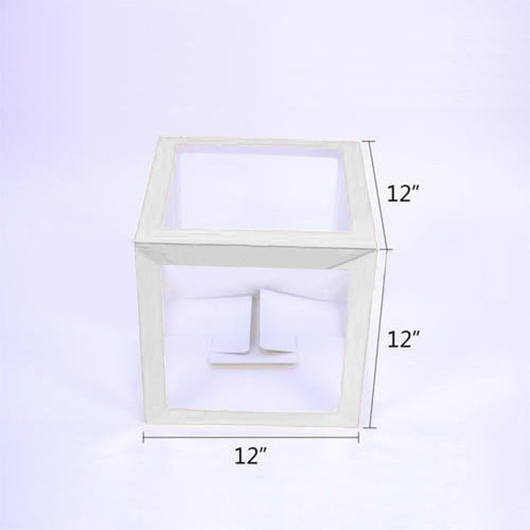 Silver Balloon Display Box （No Letters） - PARTY LOOP