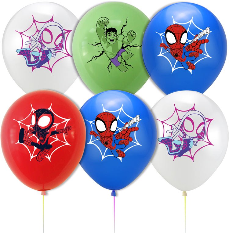 Ballon rond Spiderman Amazing friends en alu thème super héros