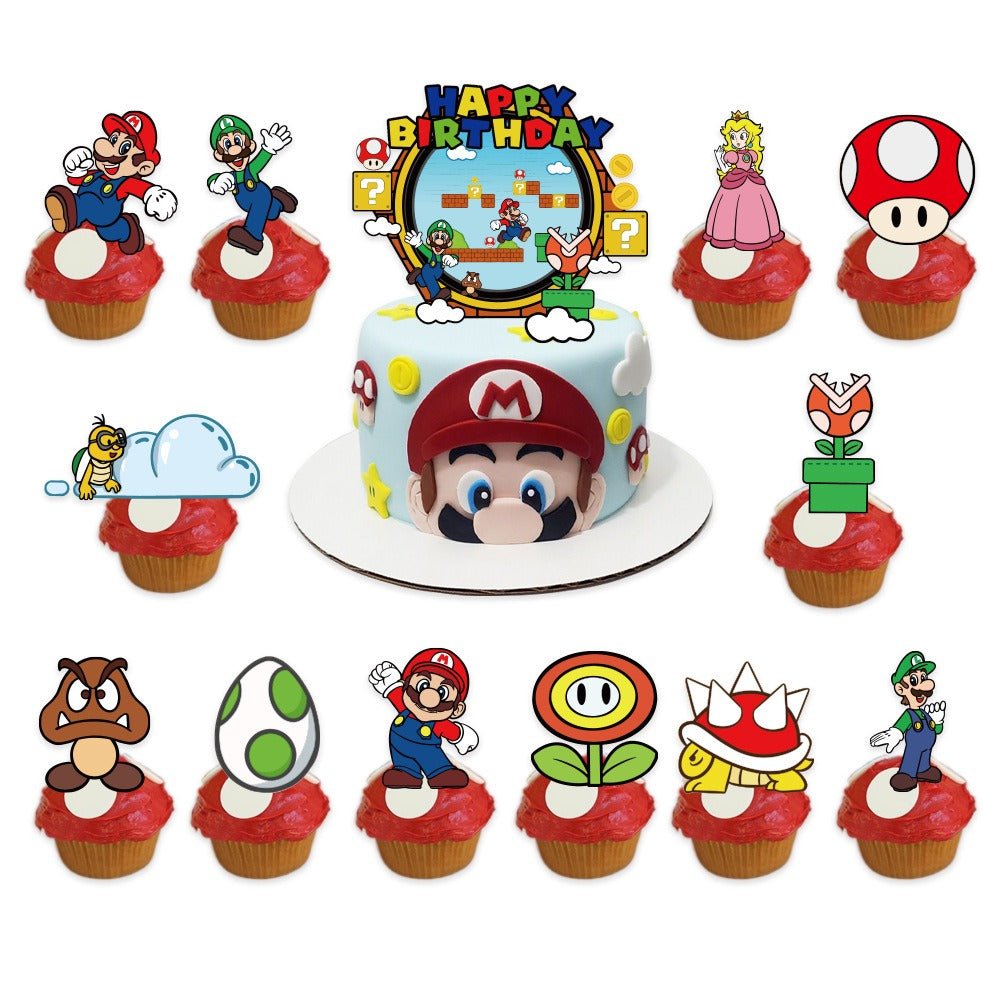 Super Mario Pull Flag Balloon Pack - PARTY LOOP
