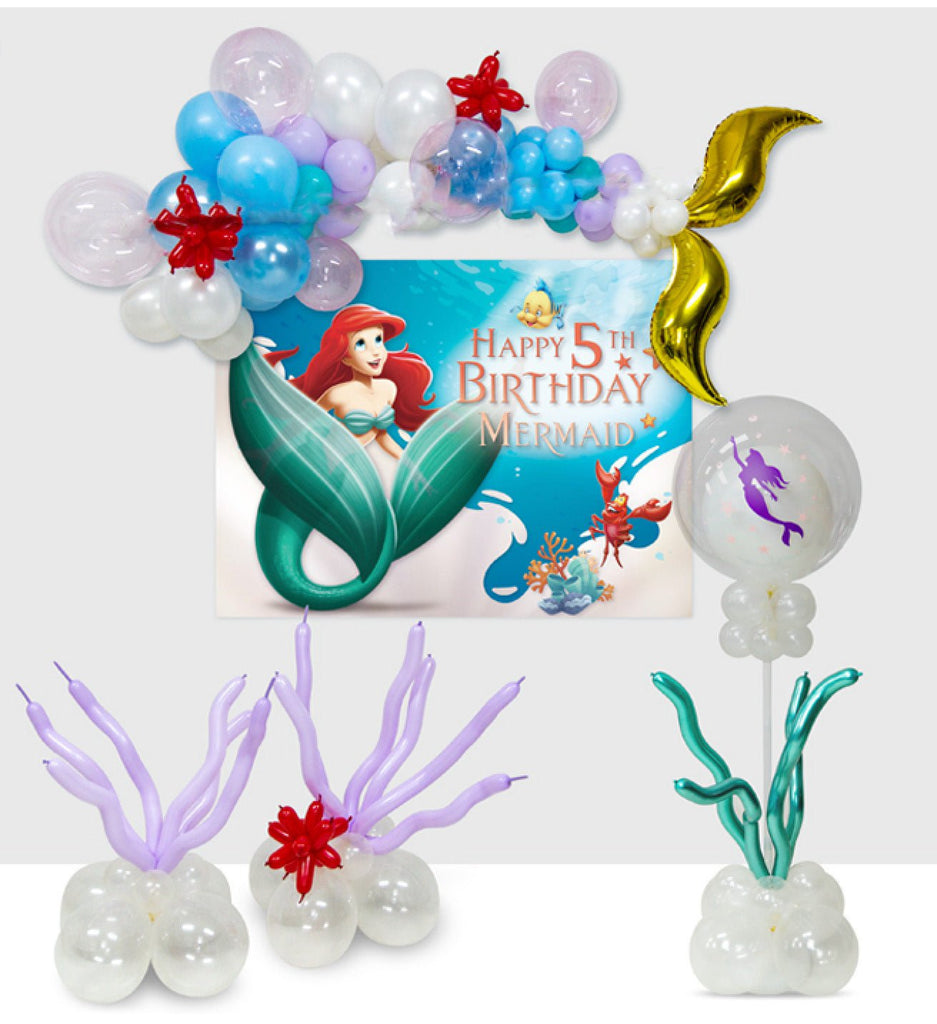 The Little Mermaid Balloon Pack - PARTY LOOP